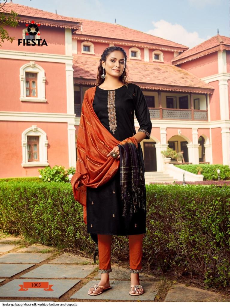 Fiesta Gulbaag Kurtis With Bottom And Dupatta Catalog