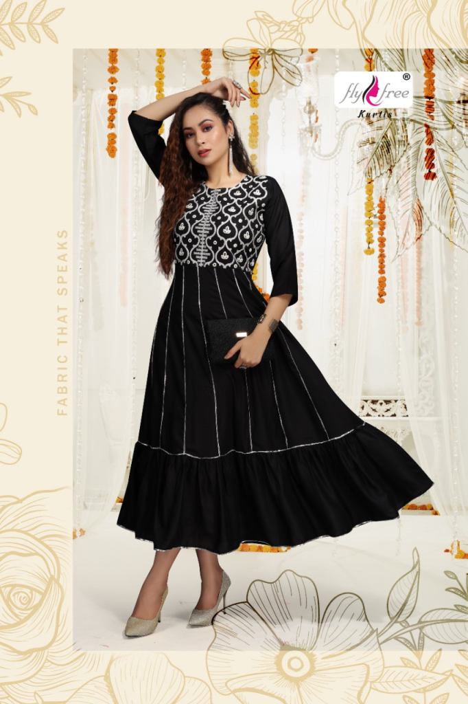 Fly Free Air Fancy Regular Anarkali Kurtis Catalog