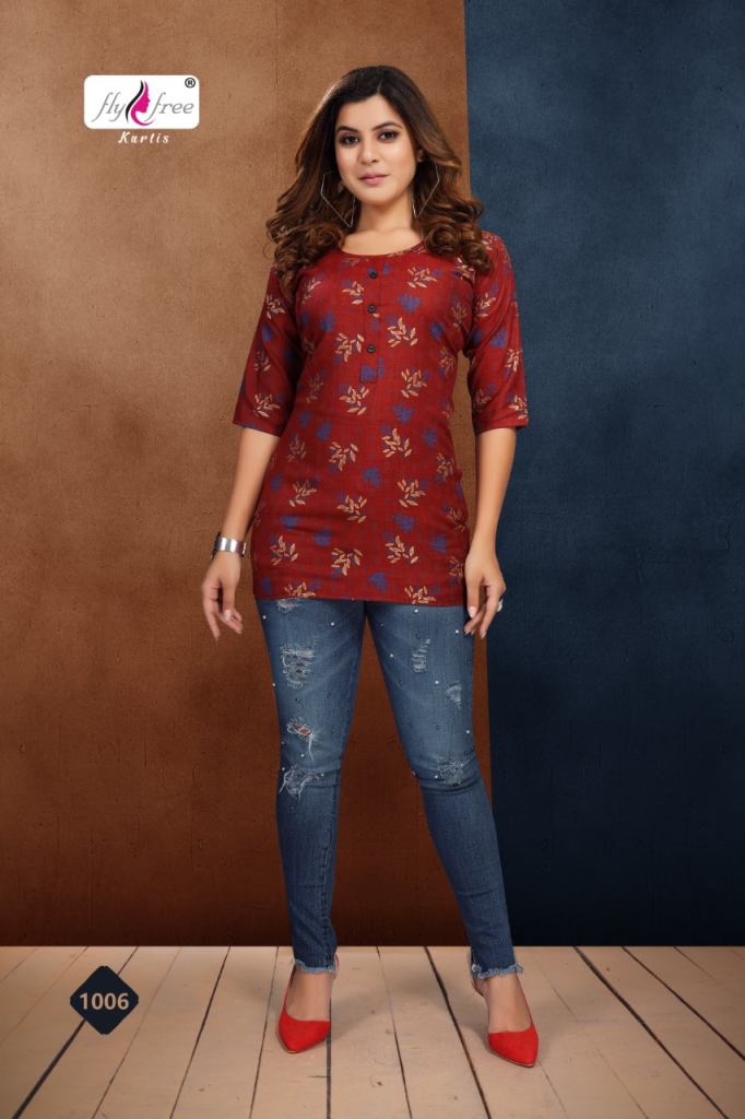 Fly Free Folk Vol 7 Casual Wear Ladies Top Catalog