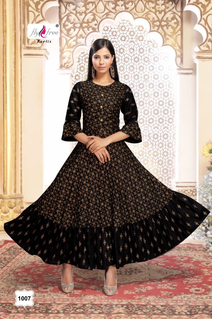 Fly Free Golf Designer Long Kurtis Catalog
