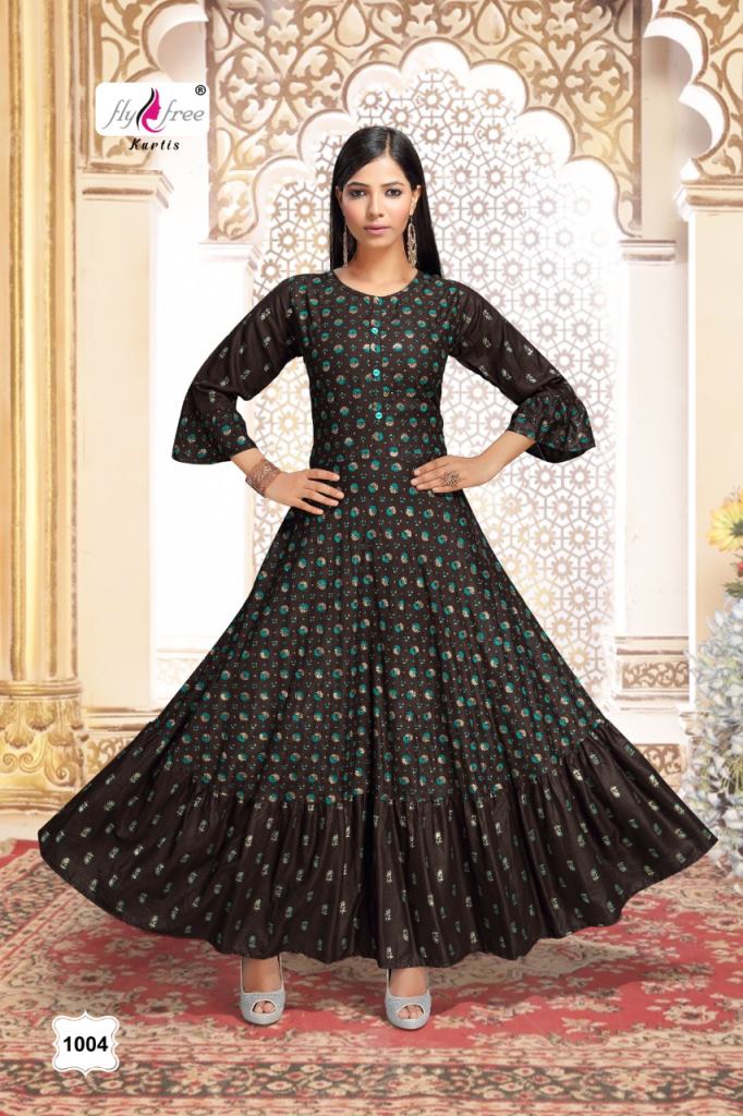 Fly Free Golf Designer Long Kurtis Catalog