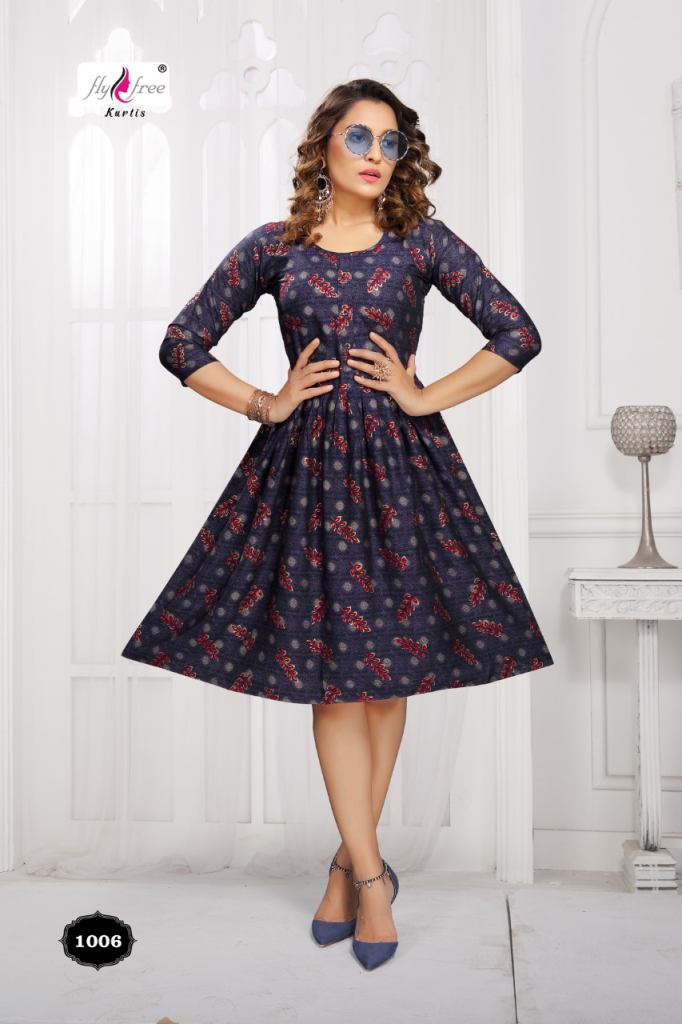 Fly Free Kannur Vol 3 Latest Designer Kurti Catalog