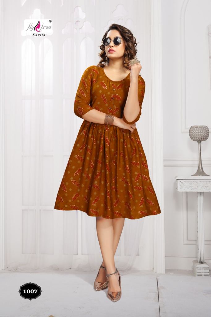 Fly Free Kannur Vol 3 Latest Designer Kurti Catalog
