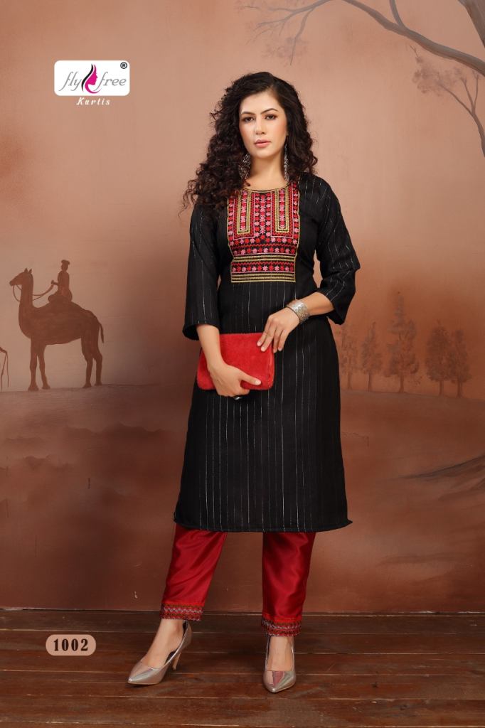Fly Free Navratan Latest Designer Casual Kurti With Bottom Shopping