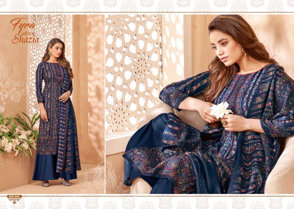 Fyra Shazia Digital Printed Designer Winter Wear Pashmina