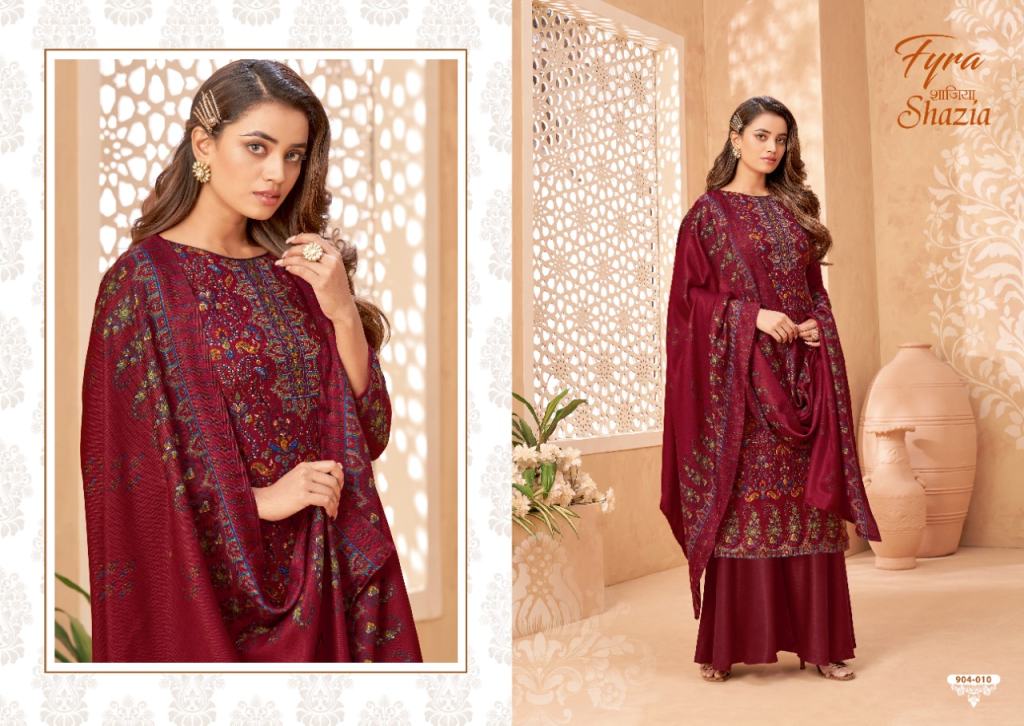 Fyra Shazia Digital Printed Designer Winter Wear Pashmina