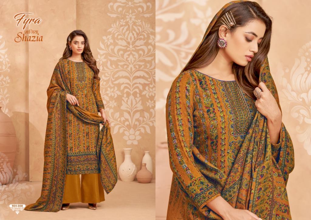 Fyra Shazia Digital Printed Designer Winter Wear Pashmina