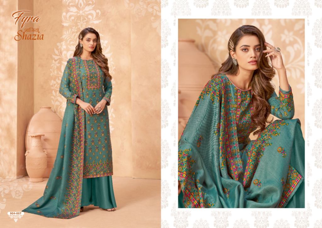 Fyra Shazia Digital Printed Designer Winter Wear Pashmina