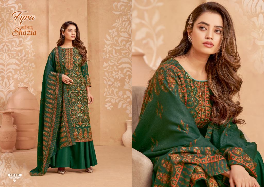 Fyra Shazia Digital Printed Designer Winter Wear Pashmina