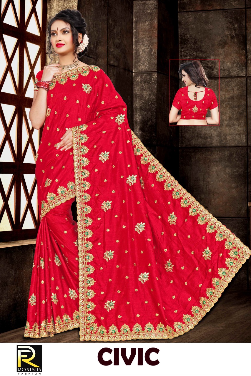 Ranjna Civic Embroidery Worked Heavy Stone Wedding Collection