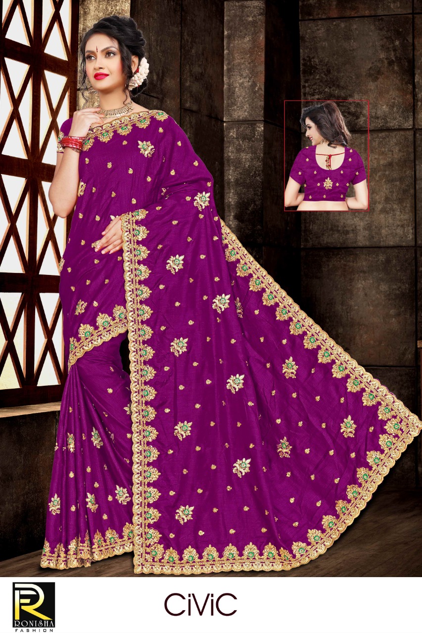Ranjna Civic Embroidery Worked Heavy Stone Wedding Collection