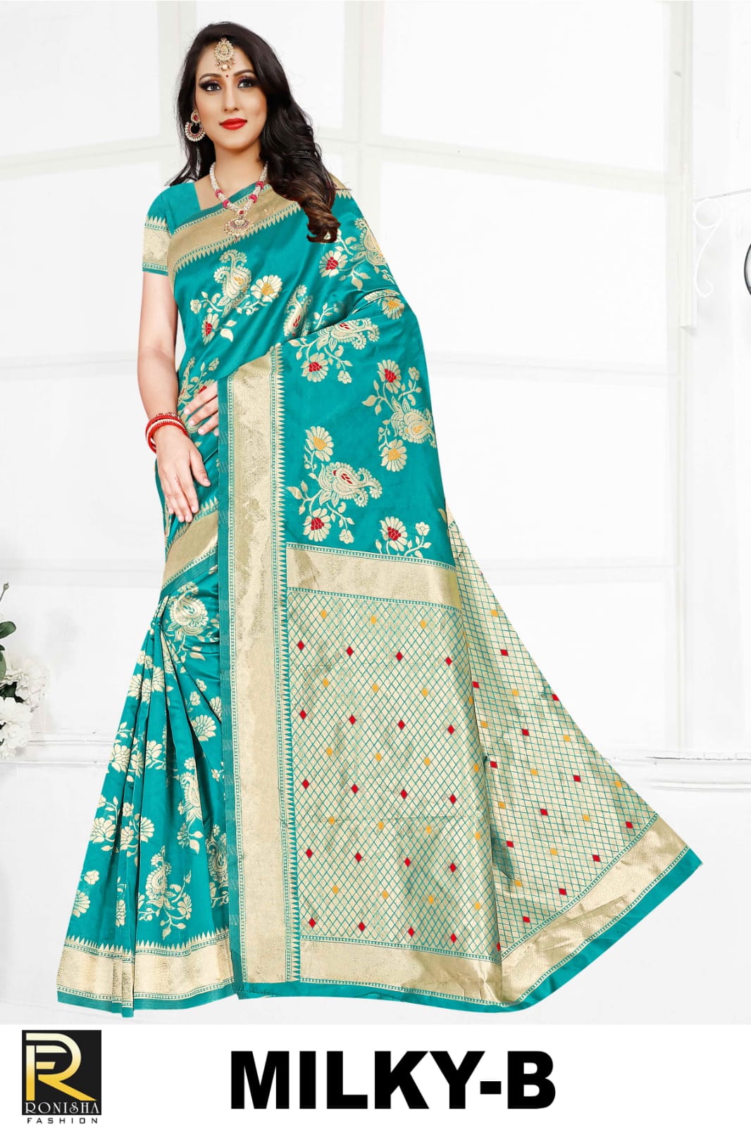 Ranjna Milky Casual Wear Silk Saree Collection Online Shop