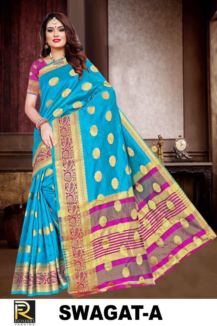 Ranjna Swagat Ethnik Wear Silk Saree Collction Wholesale Shop
