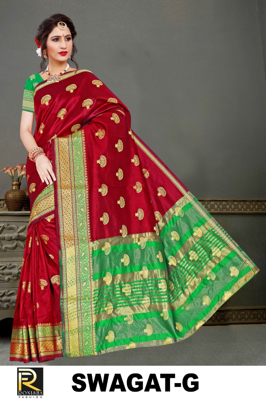 Ranjna Swagat Ethnik Wear Silk Saree Collction Wholesale Shop