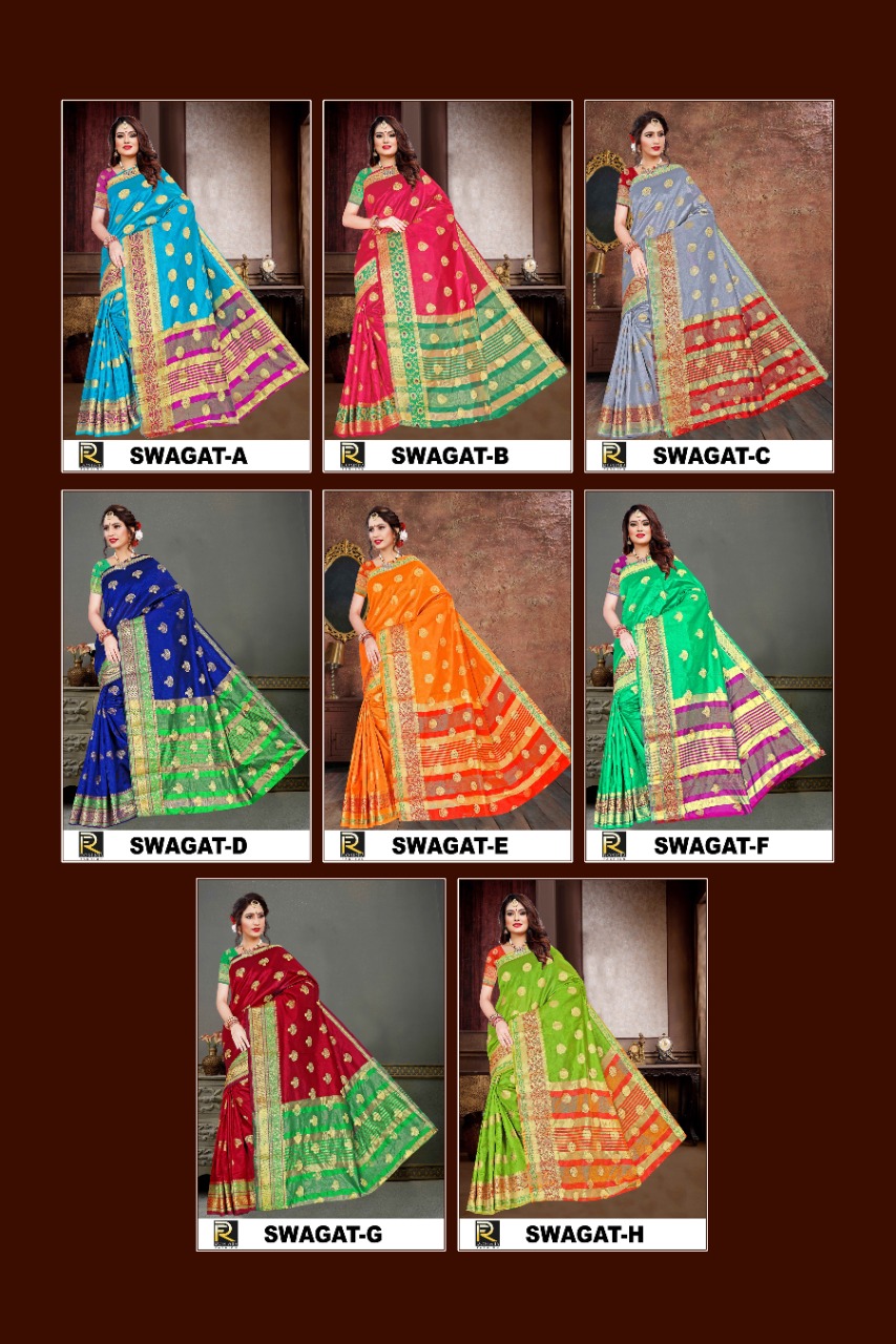 Ranjna Swagat Ethnik Wear Silk Saree Collction Wholesale Shop