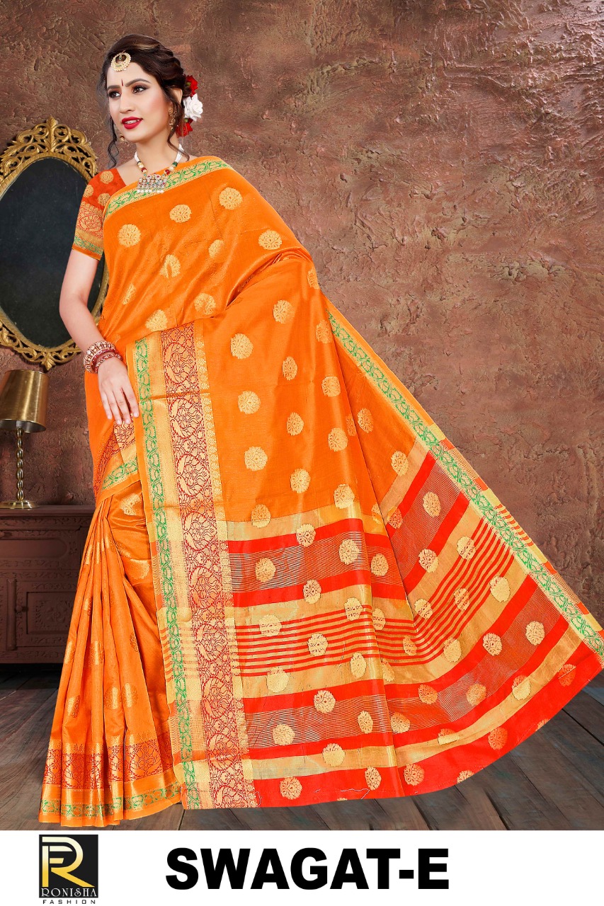 Ranjna Swagat Ethnik Wear Silk Saree Collction Wholesale Shop