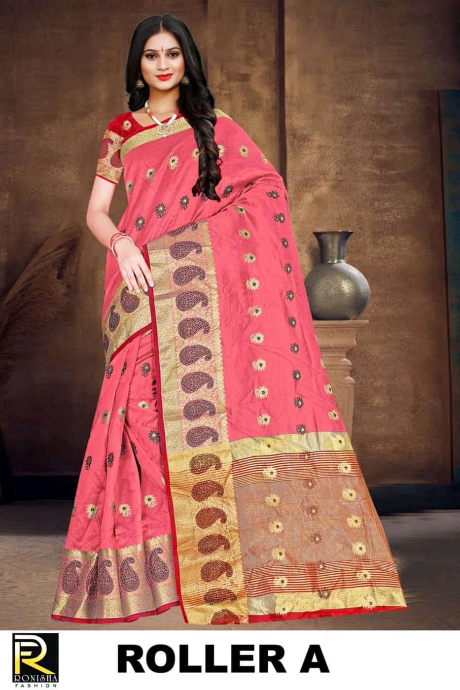 Ranjna Roller Casual Wear Cotton Silk Saree Amazing Collection Online Shop
