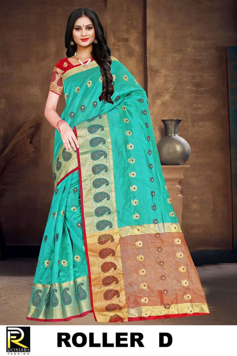 Ranjna Roller Casual Wear Cotton Silk Saree Amazing Collection Online Shop
