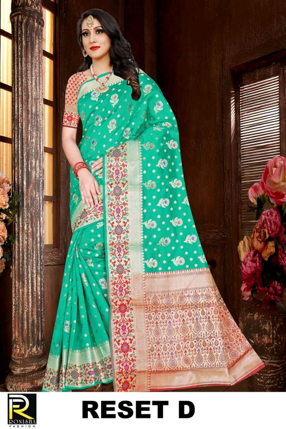 Ranjna Reset Casual Wear Rich Pallu Silk Saree Collction Online Shop