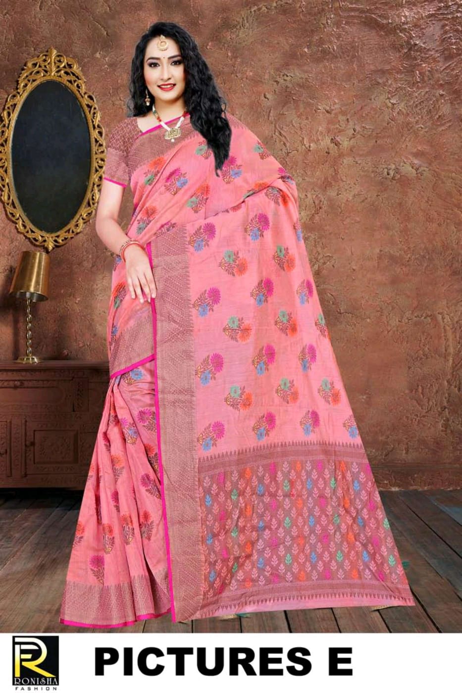 Ranjna Pictures Casual Wear Cotton Weaving Designer Saree Collecton