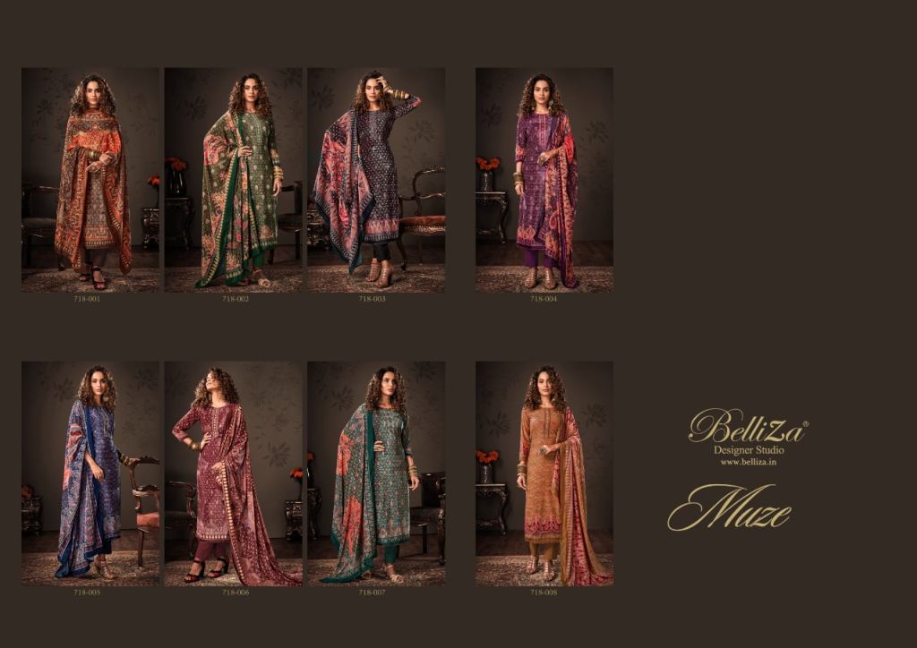 Belliza Muze Velvet With Exclusive Digital Prints Wholesale Shop Dress Material Catalog