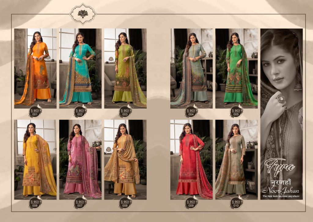 Fyra Noor Jahan Vol 2 Cotton Digital Print Dress Material
