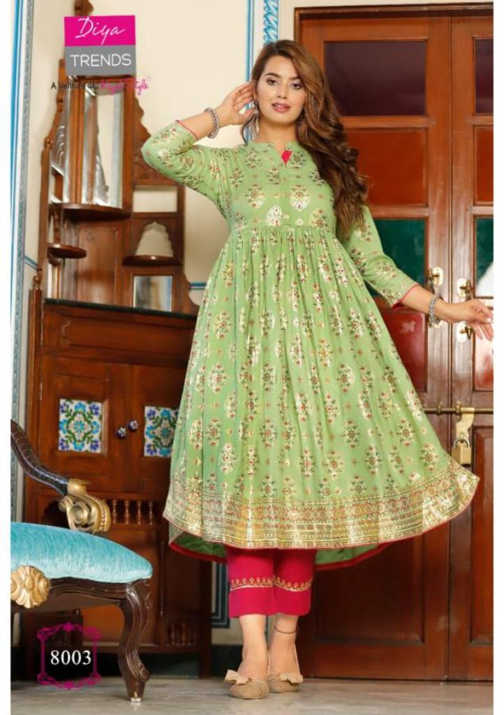 Kajal Style Ethnicity Vol 8 Fancy Wear Designer Anarakali Kurti Catalog