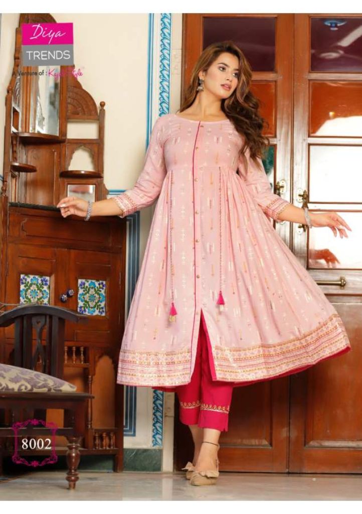 Kajal Style Ethnicity Vol 8 Fancy Wear Designer Anarakali Kurti Catalog