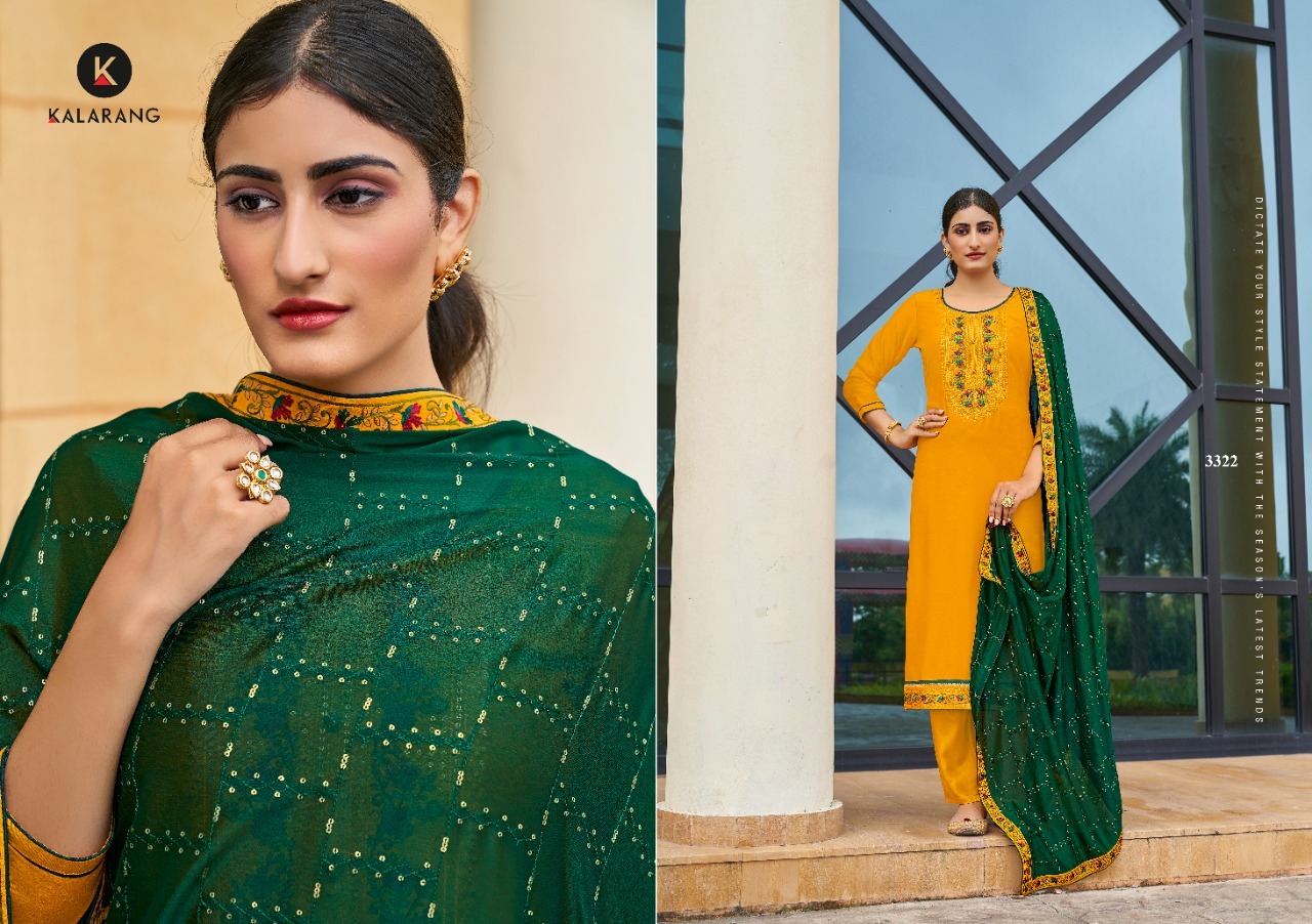 Kalarang Jannat Fancy Wear Designer Latest Indian Salwar Kameez Catalog