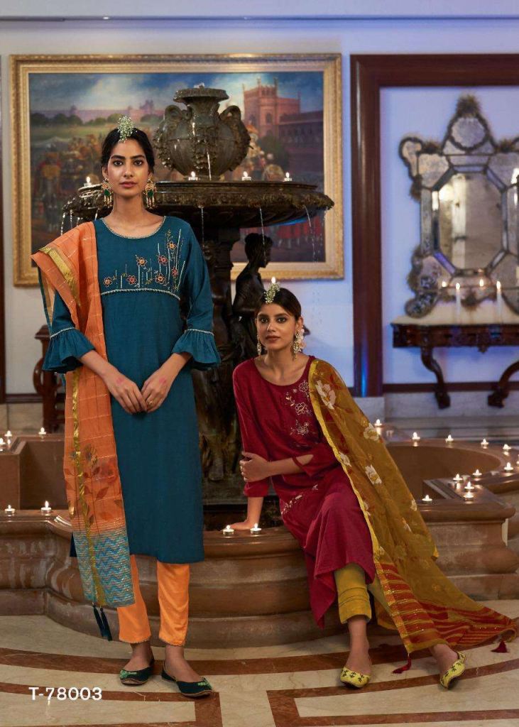 Kalki Fashion Panch Ratna Kurtis With Bottom And Dupatta Catalog