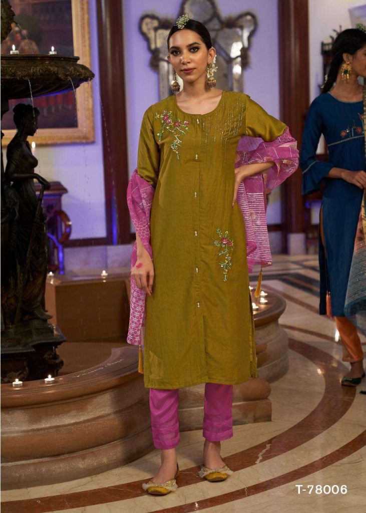 Kalki Fashion Panch Ratna Kurtis With Bottom And Dupatta Catalog