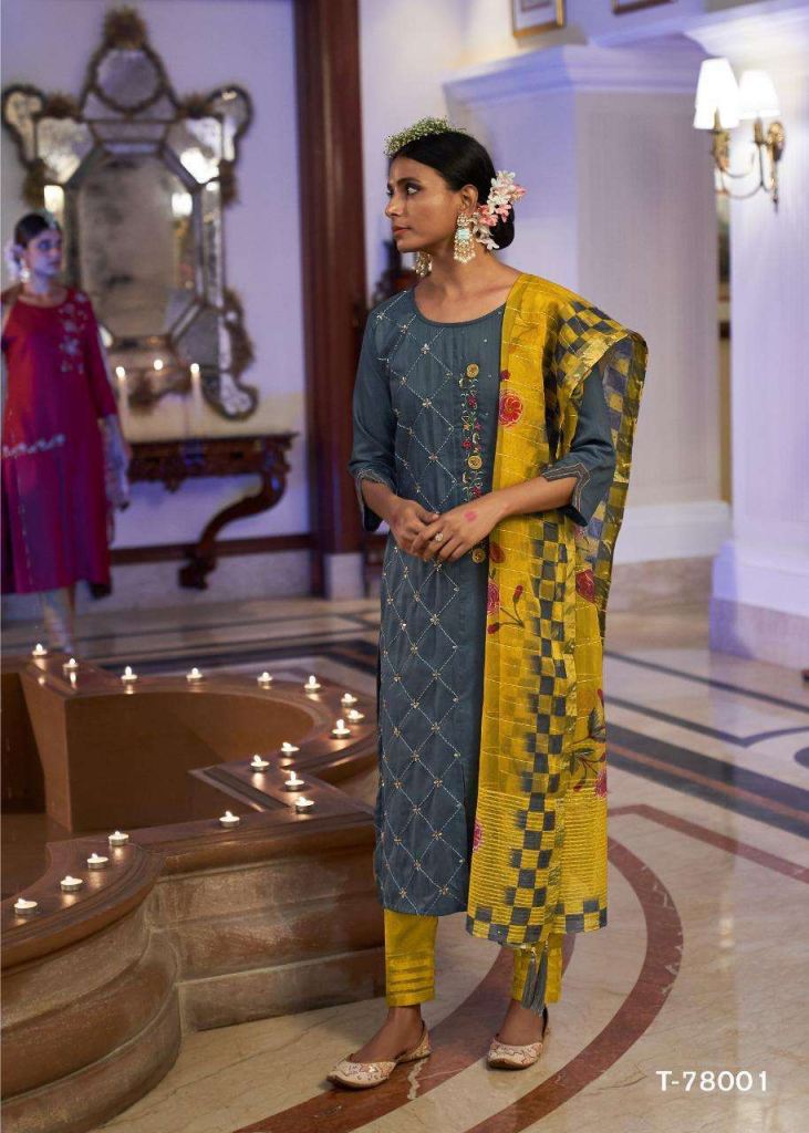 Kalki Fashion Panch Ratna Kurtis With Bottom And Dupatta Catalog