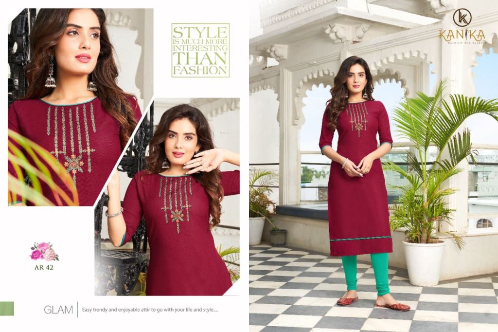 Kanika Anuroop Vol 5 Ethnic Wear Designer Kurti Catalog