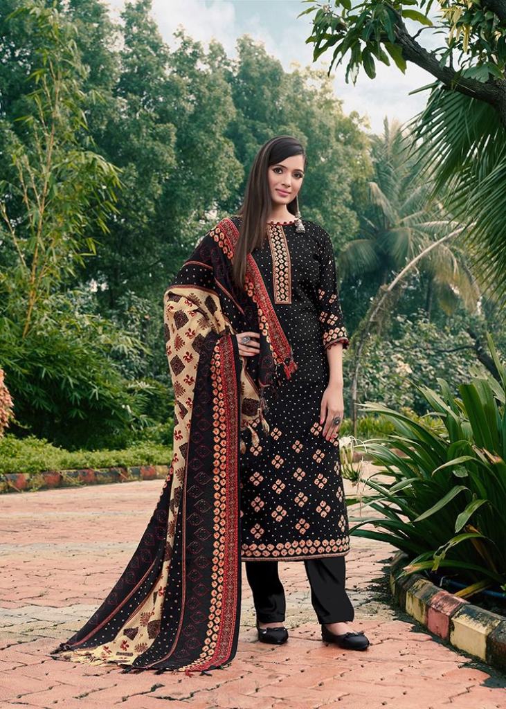 Kay Vee Sorin Pashmina Digital Print Dress Material Catalog