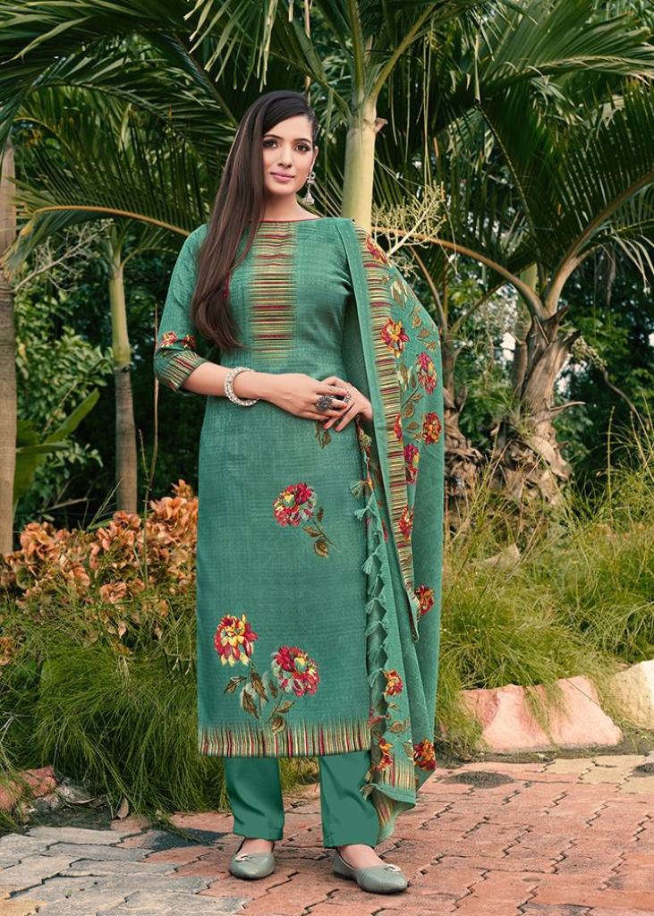 Kay Vee Sorin Pashmina Digital Print Dress Material Catalog