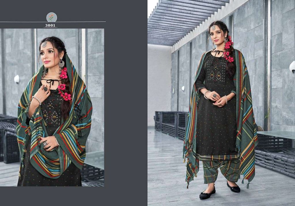 Kay Vee Suits Tarang Patiyala Pure Pasmina With Work Dress Material Shop