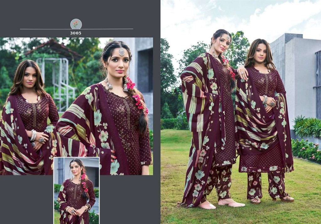 Kay Vee Suits Tarang Patiyala Pure Pasmina With Work Dress Material Shop