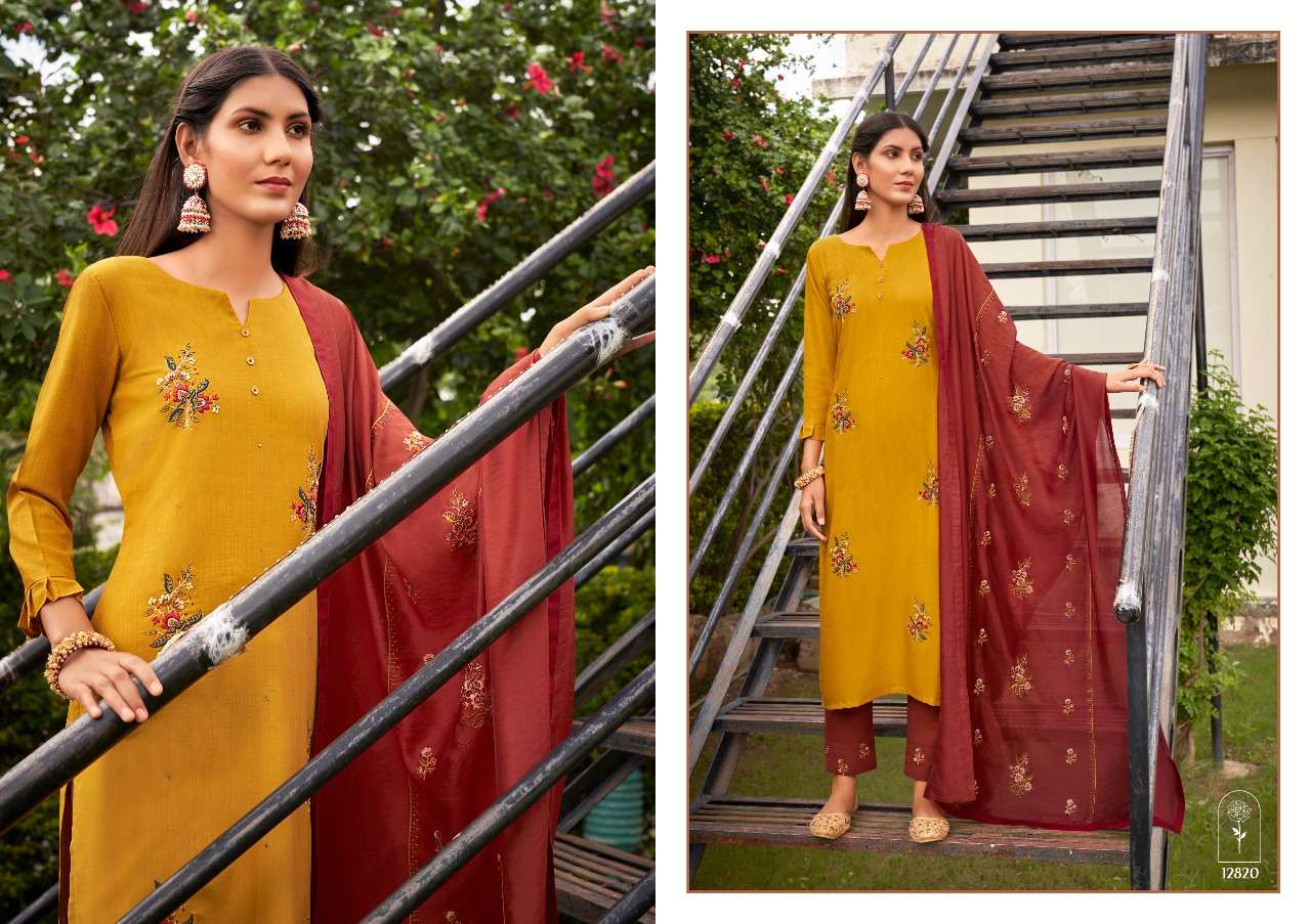 Kessi Kajree Kivi Sundri Heavy Reyon With Work Kurtis With Bottom And Dupatta Catalog