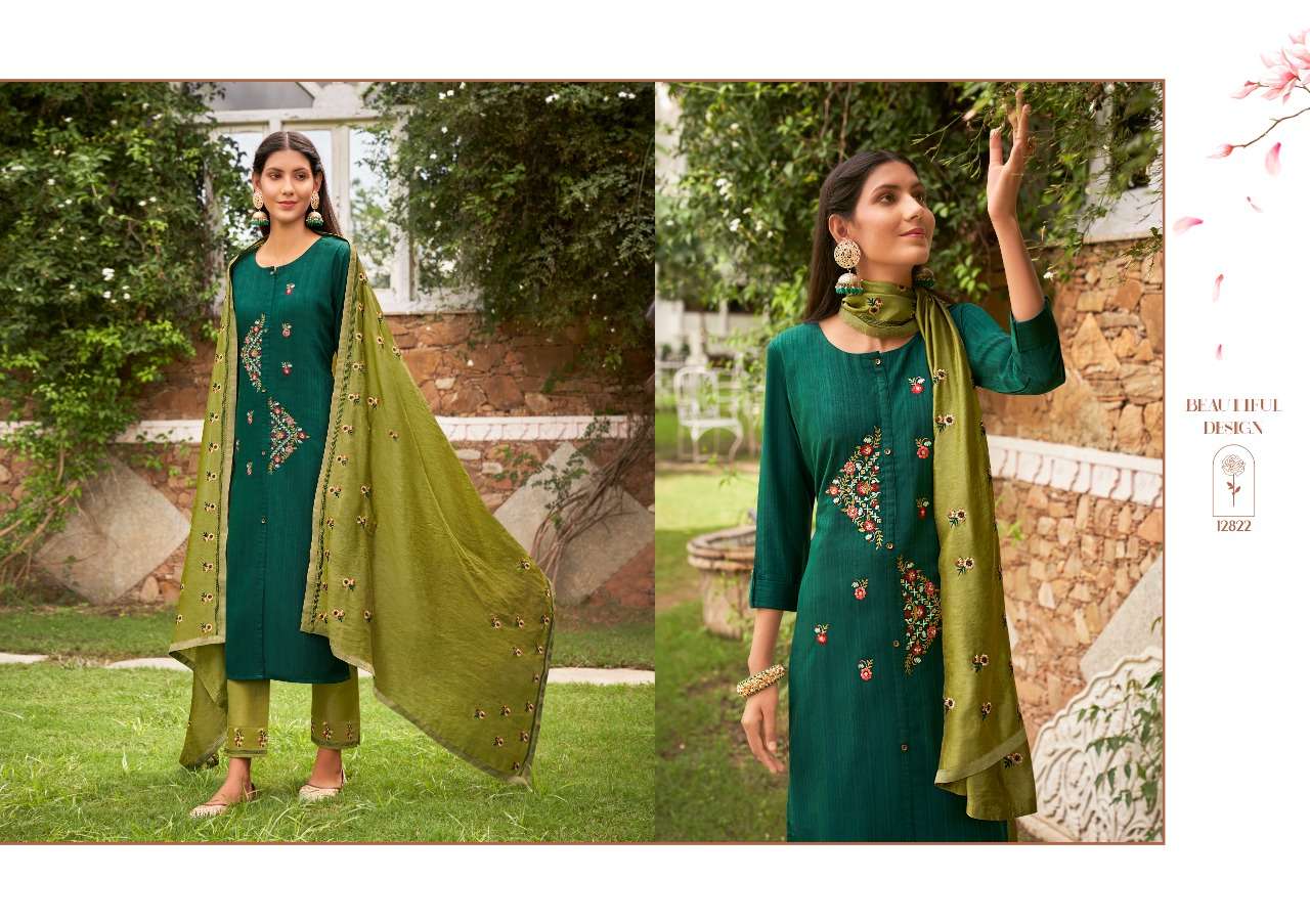 Kessi Kajree Kivi Sundri Heavy Reyon With Work Kurtis With Bottom And Dupatta Catalog