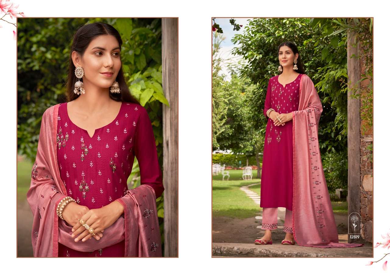 Kessi Kajree Kivi Sundri Heavy Reyon With Work Kurtis With Bottom And Dupatta Catalog