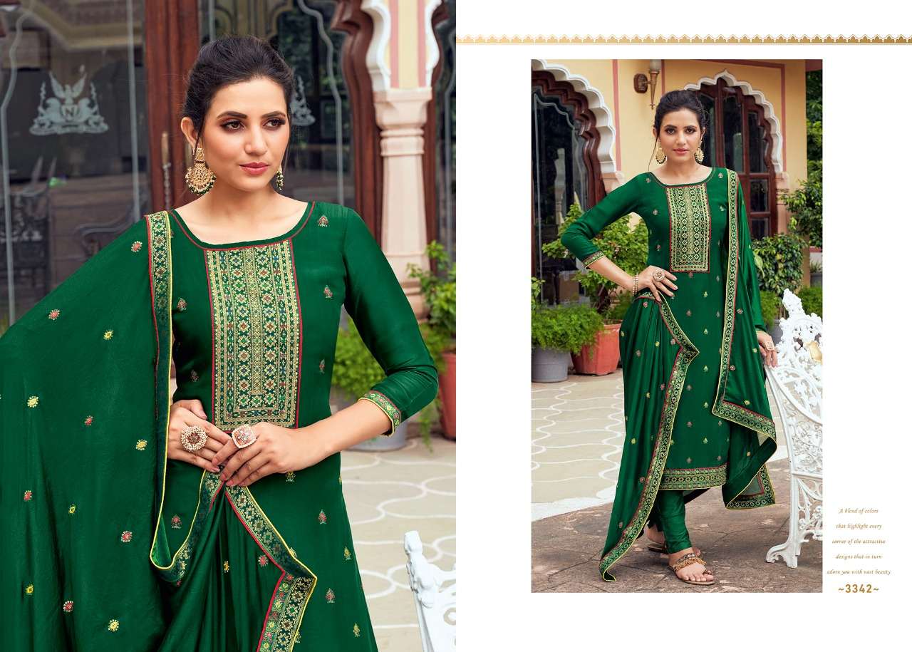 Kessi Rangoon Aaradhya Heavy Muslin With Work Readymade Dress Material Catalog