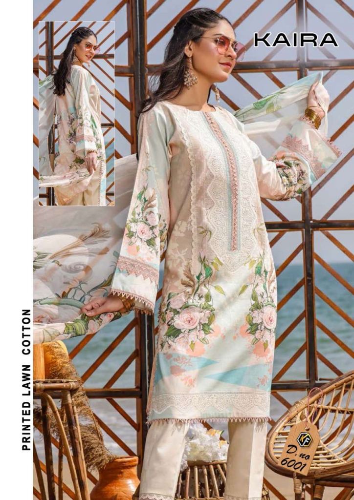 Keval Fab Kaira Vol 6 Heavy Lawn Print Cotton Dress Material Catalog