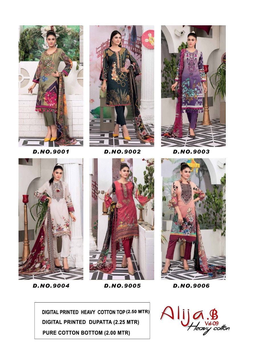 Keval Fab   Hit Alija B Vol 9  catalog   Buy Online Karachi Salwar Suits Dress Material  Low Rate