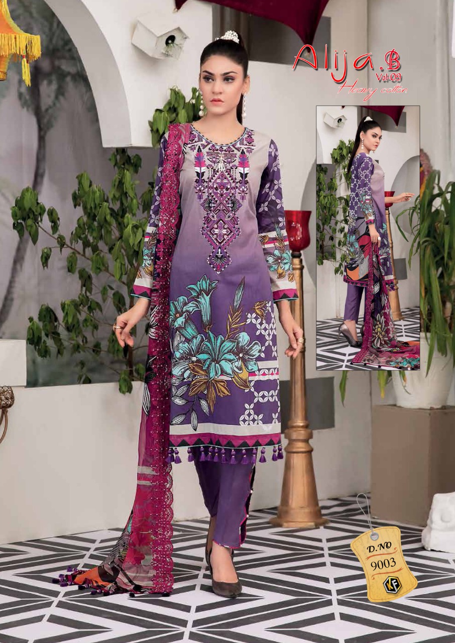 Keval Fab   Hit Alija B Vol 9  catalog   Buy Online Karachi Salwar Suits Dress Material  Low Rate