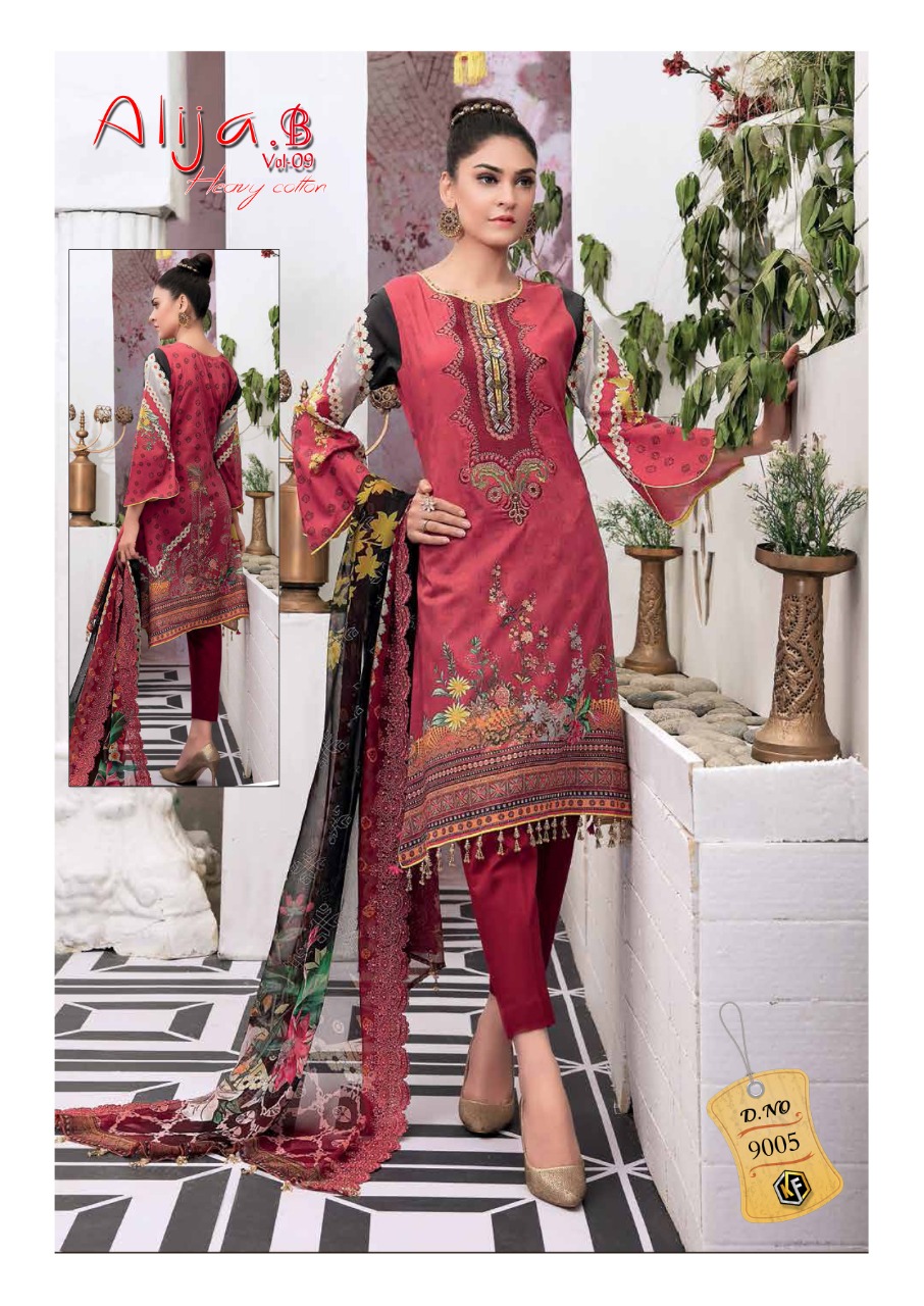 Keval Fab   Hit Alija B Vol 9  catalog   Buy Online Karachi Salwar Suits Dress Material  Low Rate
