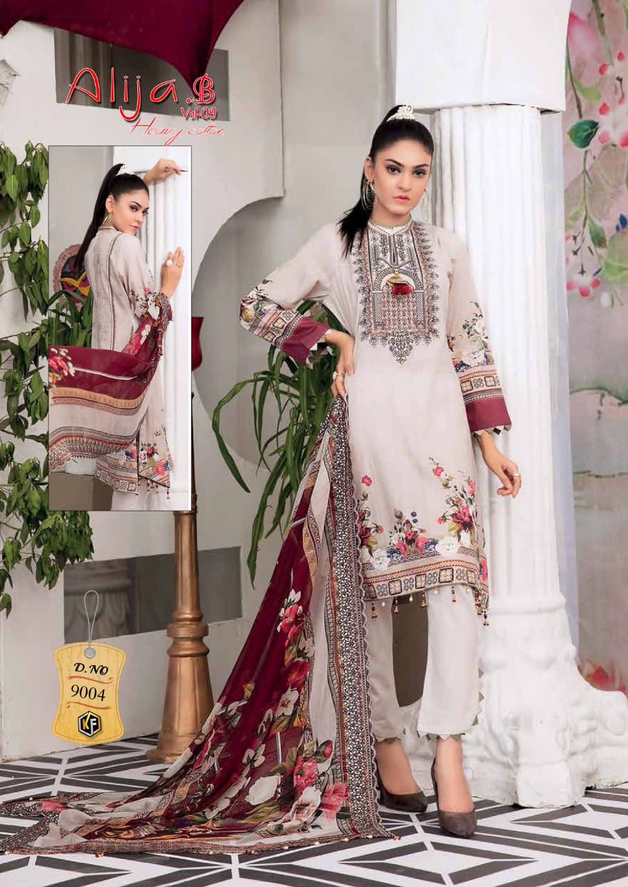 Keval Fab   Hit Alija B Vol 9  catalog   Buy Online Karachi Salwar Suits Dress Material  Low Rate