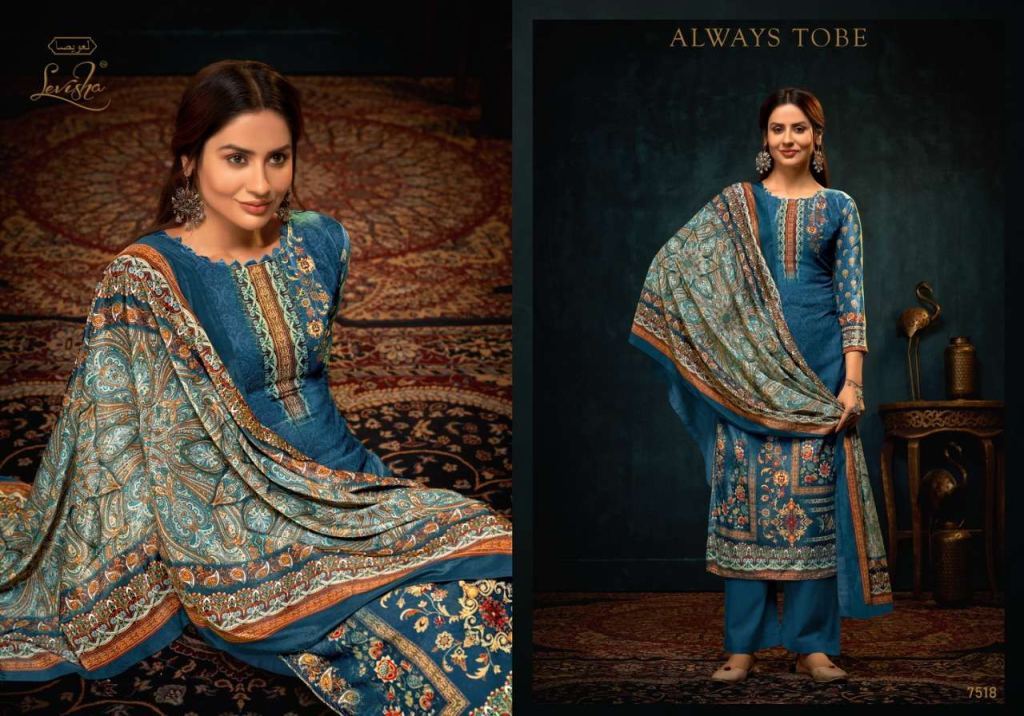 Levisha Surbhi Vol 2 Pure Velvet With Digital Print Salwar Suits