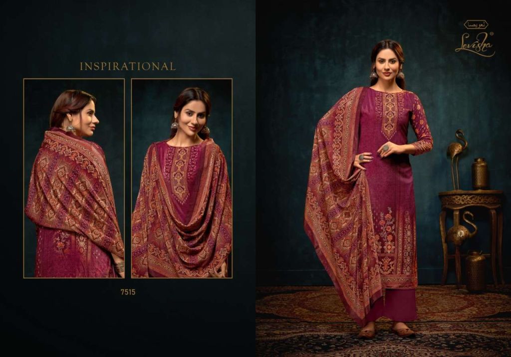 Levisha Surbhi Vol 2 Pure Velvet With Digital Print Salwar Suits