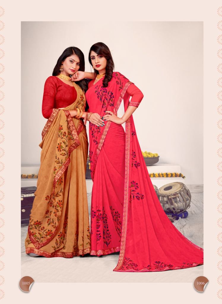 Manali Weightless Regular Wear Sarees Catalog
