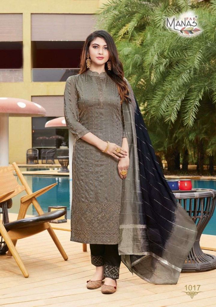 Manas Lucknowi Vol 3 Fancy Fabric Kurtis With Bottom And Dupatta Shop